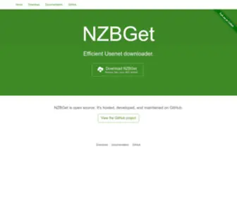 NZbget.net(Usenet downloader) Screenshot