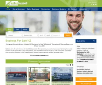 Nzbizbuysell.co.nz(Business for Sale NZ) Screenshot