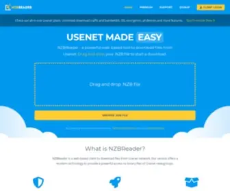 NZbreader.com(Keywords) Screenshot