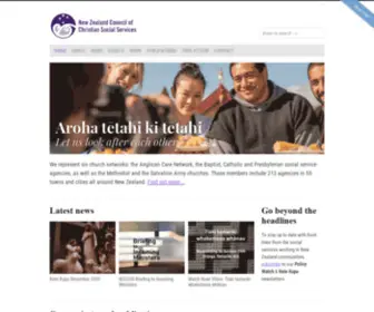 NZCCSS.org.nz(NZ Council of Christian Social Services) Screenshot