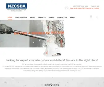 NZCsda.co.nz(New Zealand Concrete Contractors Association) Screenshot