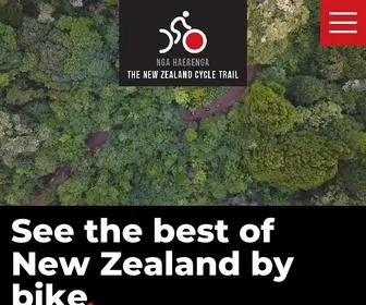 NZCYcletrail.com(New Zealand Cycle Trail) Screenshot