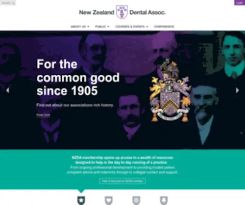 Nzda.org.nz(New Zealand Dental Association) Screenshot