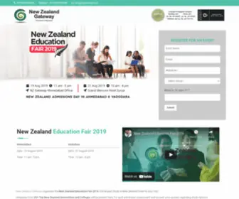 Nzeducationfair.com(New Zealand Education Fair) Screenshot