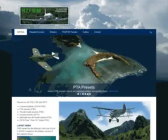 NZfsim.org(A collection of resources for P3D & FSX) Screenshot