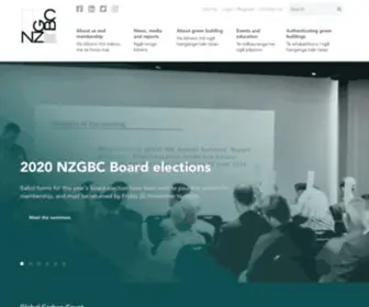 NZGBC.org.nz(We're a for) Screenshot