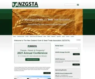NZGsta.co.nz(The New Zealand Grain & Seed Trade Association (NZGSTA)) Screenshot