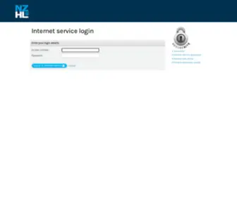 NZHLtransact.co.nz(NZHL Internet Service) Screenshot