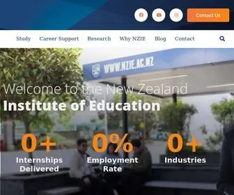 Nzie.ac.nz(The New Zealand Institute of Education) Screenshot