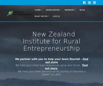 Nzire.net(New Zealand Institute for Rural Entrepreneurship) Screenshot