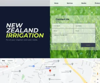 Nzirrigation.co.nz(New Zealand Irrigation) Screenshot