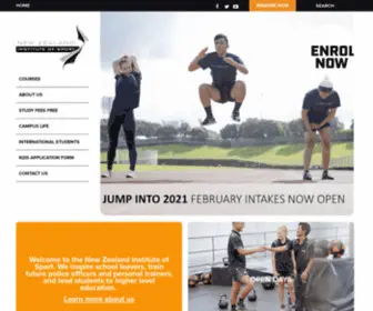 Nzis.ac.nz(Leaders in Sport & Fitness Education) Screenshot
