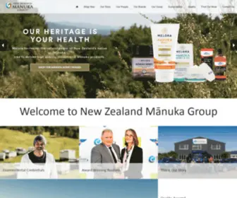 Nzmanukagroup.com(New Zealand Manuka Group) Screenshot