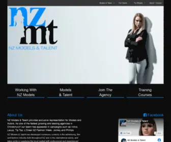Nzmodels.com(NZ Models & Talent) Screenshot