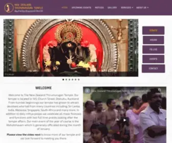 Nzmurugan.org.nz(New Zealand ThiruMurugan Temple) Screenshot