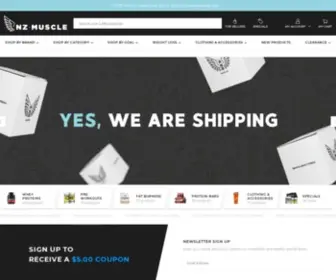 Nzmuscle.co.nz(NZ Muscle Supplements) Screenshot