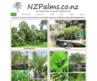 Nzpalms.co.nz(NZ Palms) Screenshot