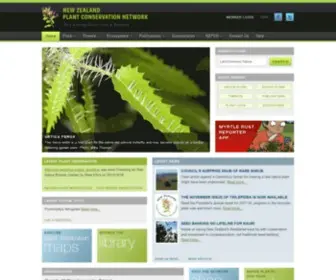 NZPCN.org.nz(New Zealand Plant Conservation Network) Screenshot