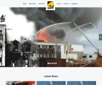 NZpfu.org.nz(New Zealand Professional Firefighters Union) Screenshot