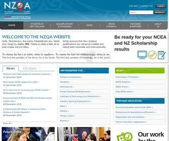 Nzqa.govt.nz(The New Zealand Qualifications Authority) Screenshot