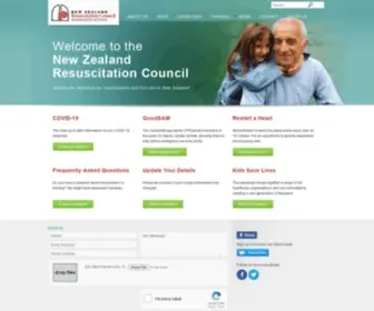 NZRC.org.nz(New Zealand Resuscitation Council) Screenshot