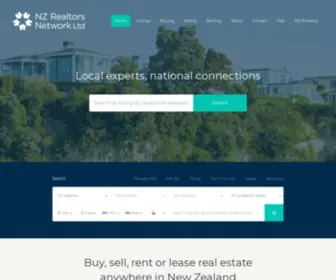 Nzrealtors.co.nz(The NZ Realtors Network) Screenshot