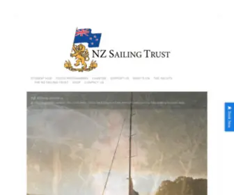 Nzsailingtrust.com(The New Zealand Sailing Trust) Screenshot