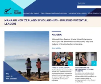 NZScholarships.govt.nz(MFAT Scholarships) Screenshot