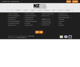 Nzsia.net(New Zealand Snowsports Instructors Alliance) Screenshot