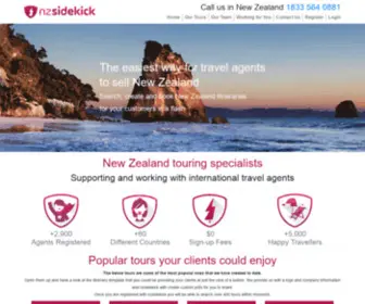 Nzsidekick.com(New Zealand Tour Specialists) Screenshot