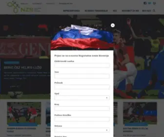 NZS.si(Nogometna zveza Slovenije) Screenshot