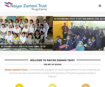 NZtrust.com.pk(The art of giving) Screenshot