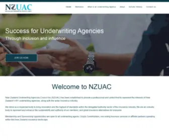 Nzuac.org.nz(New Zealand Underwriting Agencies Council) Screenshot