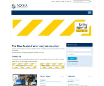 Nzva.org.nz(The New Zealand Veterinary Association (NZVA)) Screenshot