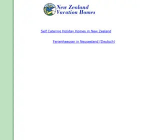 Nzvacationhomes.co.nz(New Zealand Vacation Homes) Screenshot