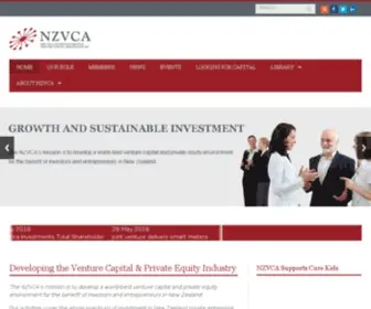 NZvca.co.nz(New Zealand Private Capital) Screenshot