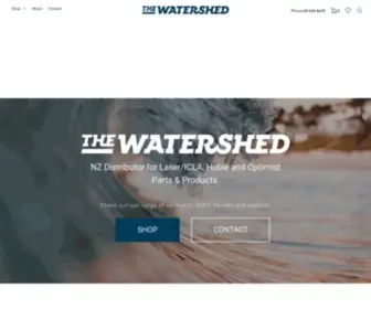 Nzwatershed.co.nz(The Water Shed NZ) Screenshot