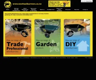 NZwheelbarrows.co.nz(New Zealand Wheelbarrows) Screenshot