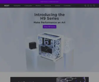 NZXT.com(Gaming PC products and services) Screenshot