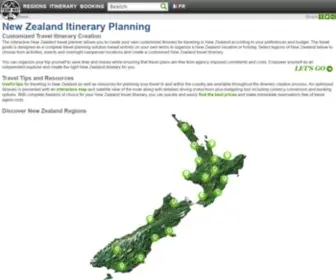 Nzyourway.com(New Zealand travel itinerary planner) Screenshot