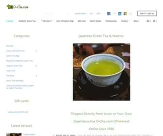 O-Cha.com(Green Tea) Screenshot