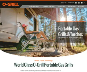 O-Grill.com(The Best Portable Gas Grills) Screenshot