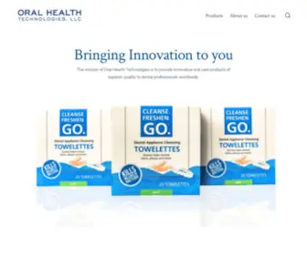 O-H-T.com(ORAL HEALTH TECHNOLOGIES) Screenshot