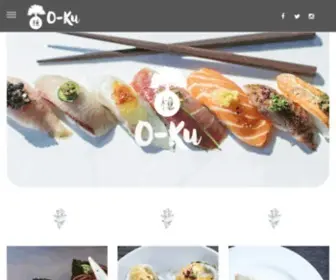 O-Kusushiatl.com(O-Ku Sushi celebrates authentic Asian cuisine with a menu) Screenshot