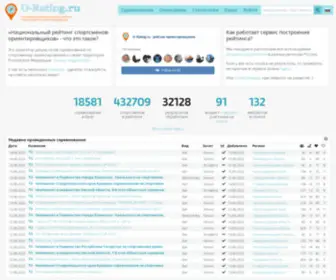 O-Rating.ru(Национальный рейтинг спортсменов) Screenshot