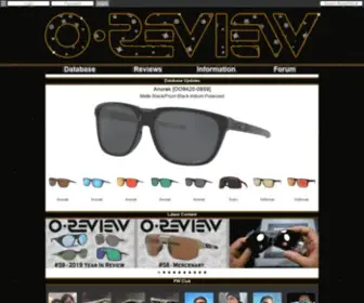 O-Review.com(Oakley) Screenshot