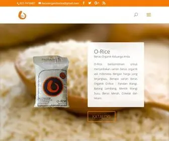 O-Rice.com(Beras Organik O) Screenshot