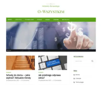 O-WSZYStkim.pl(Fachowy portal ogólnotematyczny) Screenshot