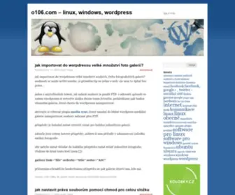 O106.com(Linux, windows, wordpress) Screenshot