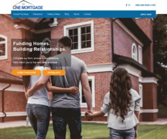 O1Nemortgage.com(O1NE MORTGAGE) Screenshot